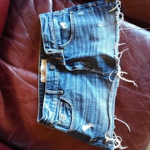 Hollister jean skirt